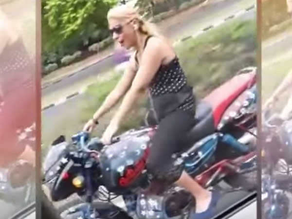 வைரல் வீடியோவால் புகழின் உச்சியில் பெண் பைக் ஸ்டண்ட் ரைடர்.! வைரல் வீடியோவால் புகழின் உச்சியில் பெண் பைக் ஸ்டண்ட் ரைடர்.!