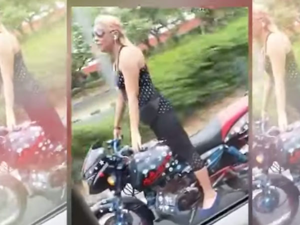 வைரல் வீடியோவால் புகழின் உச்சியில் பெண் பைக் ஸ்டண்ட் ரைடர்.! வைரல் வீடியோவால் புகழின் உச்சியில் பெண் பைக் ஸ்டண்ட் ரைடர்.!