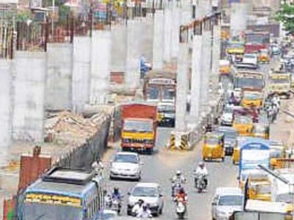 சென்னை பறக்கும் சாலை மீண்டும் திட்டப்பணிகள் தொடங்கியது!