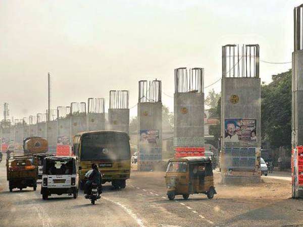 சென்னை பறக்கும் சாலை மீண்டும் திட்டப்பணிகள் தொடங்கியது!