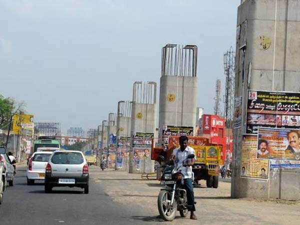 சென்னை பறக்கும் சாலை மீண்டும் திட்டப்பணிகள் தொடங்கியது!