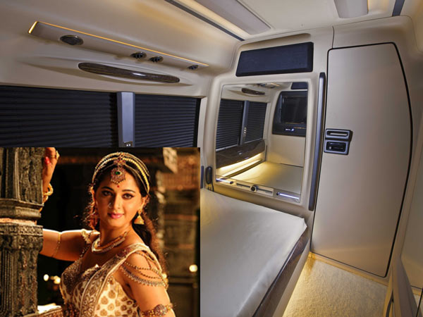 அனுஷ்கா கேரவன் பொள்ளாச்சியில் திடீர் பறிமுதல்!