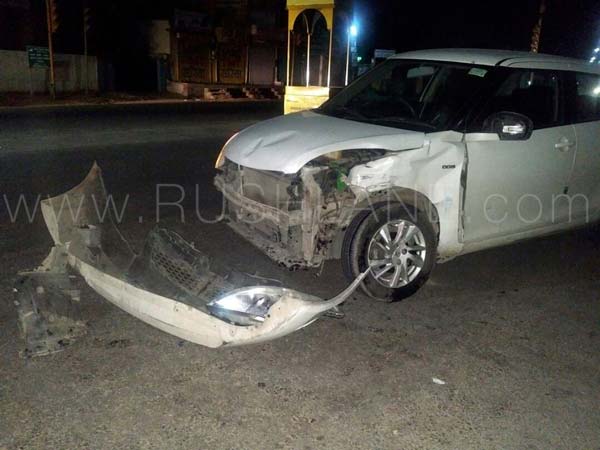 புதிய டிரையம்ப் புதிய மாடல் பைக் ஸ்விப்ட் காருடன் மோதல்..!!