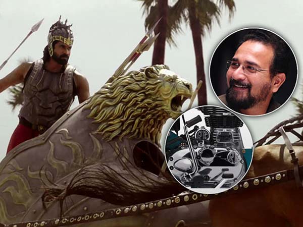 பாகுபலி டிசைனில் குப்பை அள்ளும் வாகனம்..!!