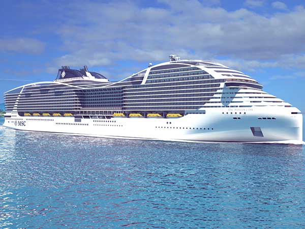  உலகின் மிகப்பெரிய சொகுசு கப்பலை அறிமுகப்படுத்தும் எம்எஸ்சி நிறுவனம்!