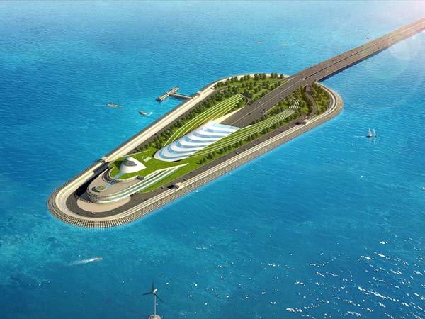 தனிச்சிறப்புடன் கட்டபட்ட உலகின் மிக நீளமான கடல் பாலம்..!!