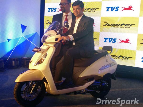 வெஸ்பா ஸ்கூட்டருக்கு போட்டியான ஸ்டைலில் புதிய டிவிஎஸ் ஜுபிடர்!