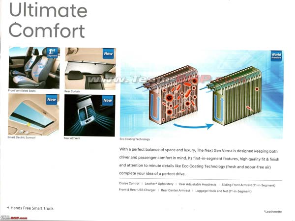 புதிய ஹூண்டாய் வெர்னா காரின் விபரங்கள் கசிந்தன!