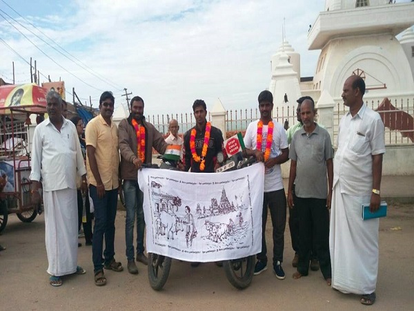 கோவை இளைஞர்களின் விழிப்புணர்வு பயணம்..!!