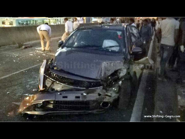 நண்பேண்டா... தவறு செய்தாலும் உரிமையாளரை காத்தருளிய டியாகோ கார்!