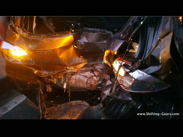 நண்பேண்டா... தவறு செய்தாலும் உரிமையாளரை காத்தருளிய டியாகோ கார்!