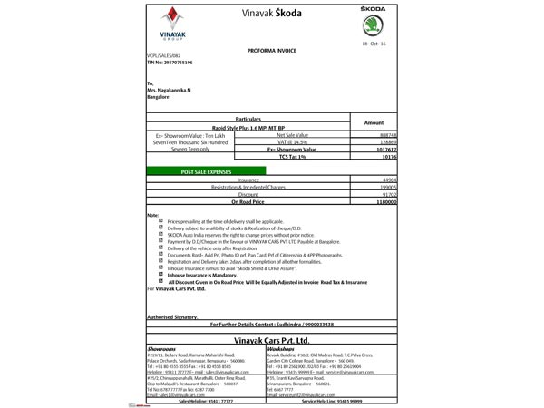 போலி ஸ்பெஷல் எடிசன் ரேபிட் காரை தயாரித்து விற்ற பெங்களூர் ஸ்கோடா டீலர்!