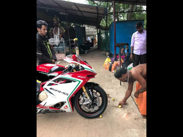 ரூ.60 லட்சம் மதிப்புடைய சூப்பர் பைக் சென்னை வாடிக்கையாளருக்கு டெலிவிரி!