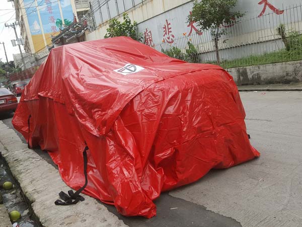 மழை வெள்ளத்திலிருந்து காரை பாதுகாக்கும் 'ப்ளட் கார்டு' கவர்!