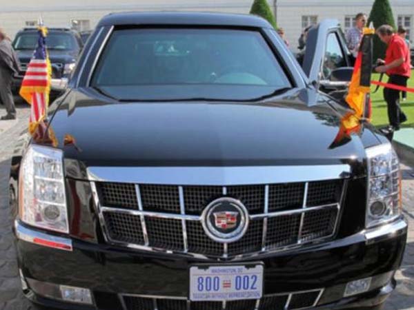 ஆசியாவை கலக்கும் அமெரிக்க அதிபரின் கார் பட்டாளம்!