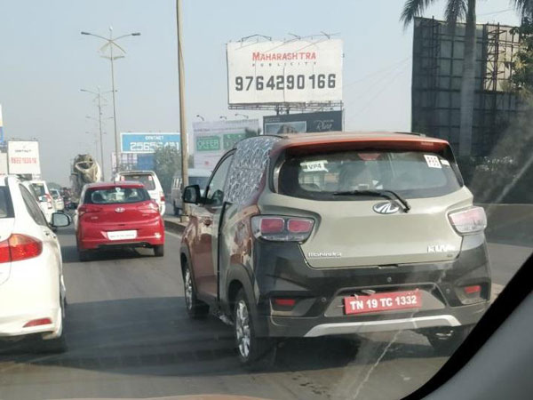 மஹிந்திரா கேயூவி 100 மின்சார கார் இந்தியாவில் சோதனையா..??