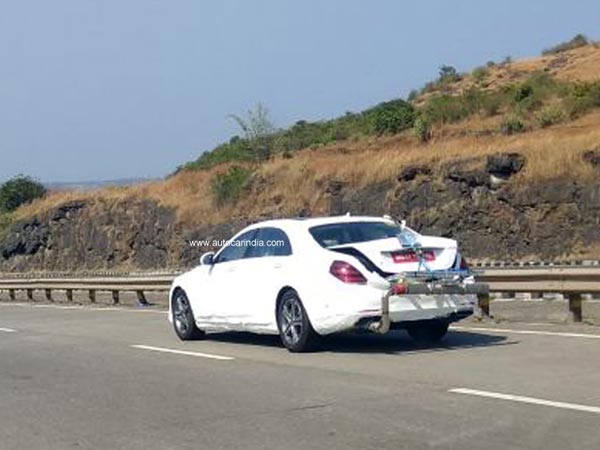 மெர்சிடிஸ் எஸ்- கிளாஸ் ஃபேஸ்லிஃப்ட் காரின் ஸ்பை படங்கள் வெளியானது..!!