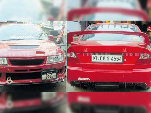 மாடிஃபிகேஷன் கார்களை மடக்கி பிடித்து வரும் கேரள போலீஸ்...!!