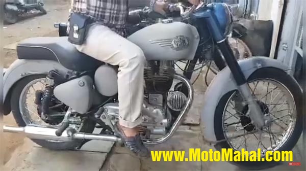 ரிவர்ஸ் கியரை பெற்ற ராயல் என்ஃபீல்டு புல்லட் மாடல் பைக்..!!