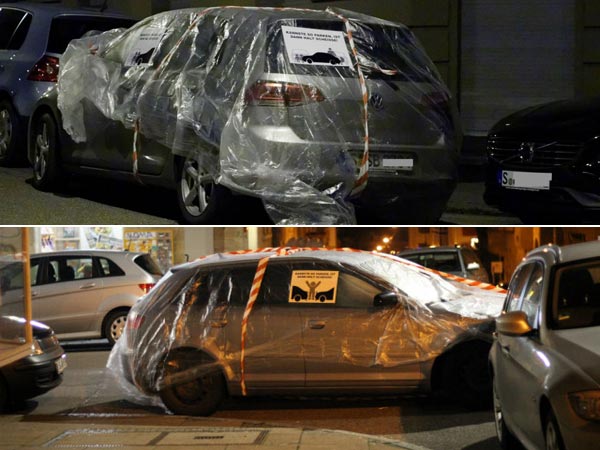 இந்த ஊரில் முறைகேடாக கார் பார்க் செய்தால் அவ்வளவுதான்..!!