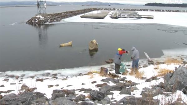 ஜிபிஎஸ்-யை நம்பி ஐஸ் ஏரிக்குள் ஜீப் காம்பஸ் காரை விட்ட ஓட்டுநர்..!!
