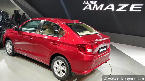 புதிய ஹோண்டா அமேஸ் கார் ஆட்டோ எக்ஸ்போவில் அறிமுகம்..!! 