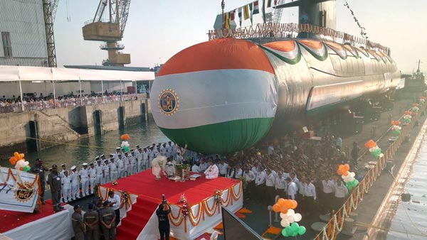 இந்திய கடற்படையில் புதிய நீர்மூழ்கி கப்பல் ’கரஞ்ச்’