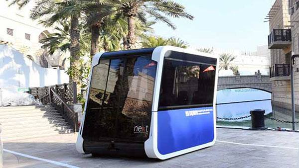  உலகின் முதல் தானியங்கி பாட் டாக்சி துபாயில் சோதனை ஓட்டம்!