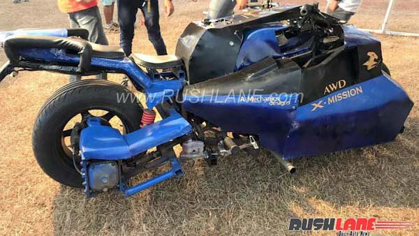  இந்தியாவின் முதல் ஆல் வீல் டிரைவ் மோட்டார்சைக்கிளை உருவாக்கிய மாணவர்!