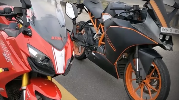 டிவிஎஸ் அப்பாச்சி ஆர்ஆர்310 Vs கேடிஎம் ஆர்சி 390 டிராக் ரேஸ்... கில்லாடி யார்? டிவிஎஸ் அப்பாச்சி ஆர்ஆர்310 Vs கேடிஎம் ஆர்சி 390 டிராக் ரேஸ்... கில்லாடி யார்?