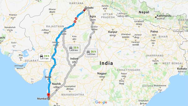 டெல்லி - மும்பை பயண நேரத்தை பாதியாக குறைக்கும் சூப்பர் எக்ஸ்பிரஸ் ஹைவே ரோடு