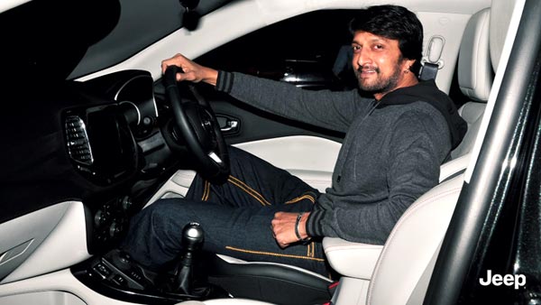 தங்கை மகளுக்கு ஜீப் காம்பஸ் காரை பரிசளித்த நடிகர் சுதீப்!