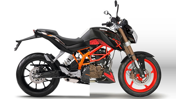 கே.டி.எம். டியூக் பைக்கை அப்பட்டமாக காப்பியடித்த யூ.எம் மோட்டார் சைக்கிள் நிறுவனம்