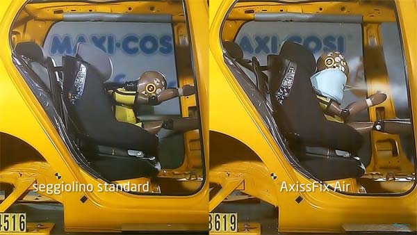 உலகின் முதல் ஏர்பேக் உடன் கூடிய குழந்தைகளுக்கான சீட் அறிமுகம்