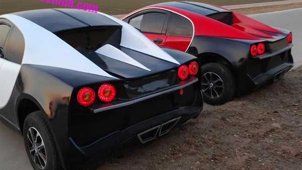 புகாட்டி காரை காப்பியடிக்க தெரியாமல் காப்பியடித்து காமெடி செய்த சீனர்கள்