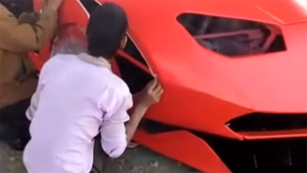 ரூ 7.5 லட்சம் செலவில் புதிய லாம்போர்கினி; இந்தியர் அசத்தல் 