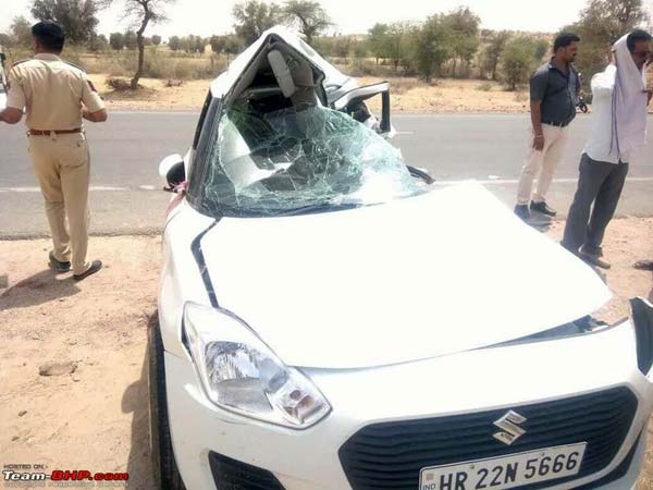 காருக்குள் கணவன் மனைவி சண்டையால் விபரீதம்... 4 பேர் உயிர் பறிபோன விபரீதம்!!