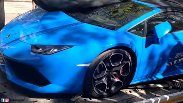 100 ரூபாய் பீட்ஸா ஆன ரூ.4 கோடி லம்போர்கினி சூப்பர் கார்...!!!