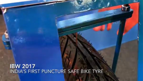 இந்தியாவில் முதல் பஞ்சர் ஆகாத டயர் அறிமுகம்