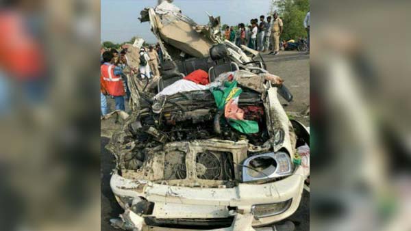 ஆர்ஜேடி தலைவர்கள் மூவரின் உயிரை பறித்த கோர விபத்து...காரணம் என்ன? அப்பளமாக நொறுங்கியது ஸ்கார்பியோ...