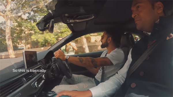 சென்னைக்கு டோனி, பெங்களூருவுக்கு கோஹ்லி...சாலைகளில் ஜாலியாக ஆடி கார் ஓட்டினார்...ரசிகர்கள் இன்ப அதிர்ச்சி...!