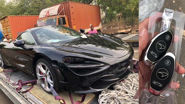 இந்தியாவின் முதல் மெக்லாரன் சூப்பர் கார் மும்பையில் வந்திறங்கியது