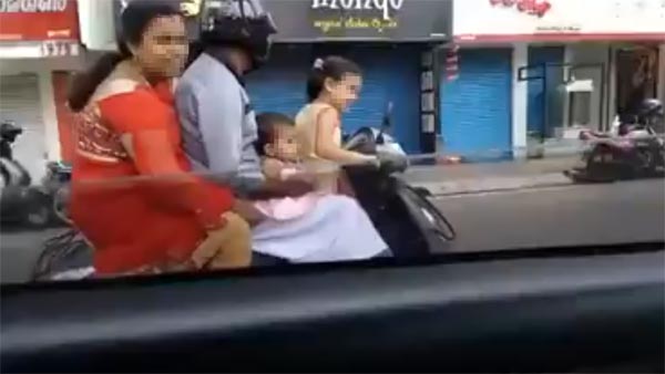 5 வயதேயான சிறுமி ஸ்கூட்டர் ஓட்டியதால் தந்தைக்கு கடும் தண்டனை.. சாலையில் சீறிப்பாயும் வைரல் வீடியோ..