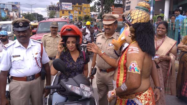 எமன் மேல இருந்த பயமே போச்சுயா.. போக்குவரத்து விழிப்புணர்வு ஏற்படுத்த மண்ணுலகம் வந்த விநாயகர்