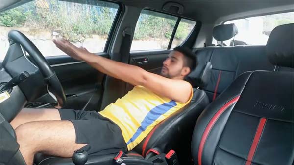 சிங்கம் சூர்யா மாதிரி சிக்ஸ் பேக் வைக்க காரின் சீட் பொசிஷனை மாற்றினால் போதுமாம்லே! 