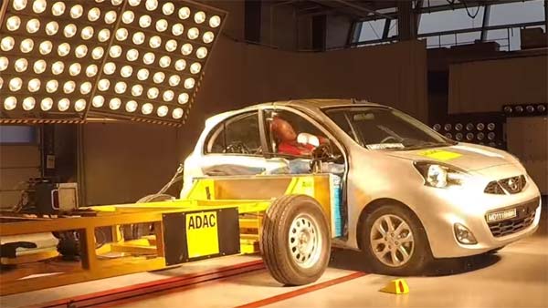 நிஸ்ஸான் காரில் பயணிப்பவர்களின் பாதுகாப்பு கேள்விக்குறி.. கிராஷ் டெஸ்ட்டில் அம்பலமானது..