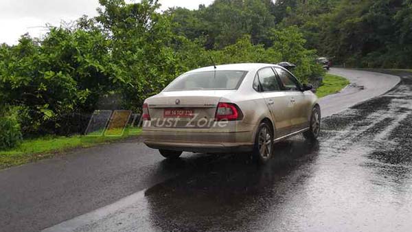 ஸ்கோடா ரேபிட் காரில் புதிய 1.0 லி பெட்ரோல் எஞ்சின் சோதனை!