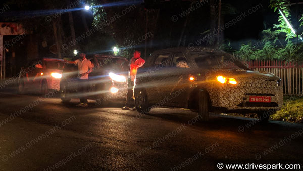 மேட்டுப்பாளையத்தில் ஒரே நேரத்தில் 4 மஹிந்திரா எஸ்201 எஸ்யூவிகள் சோதனை!!