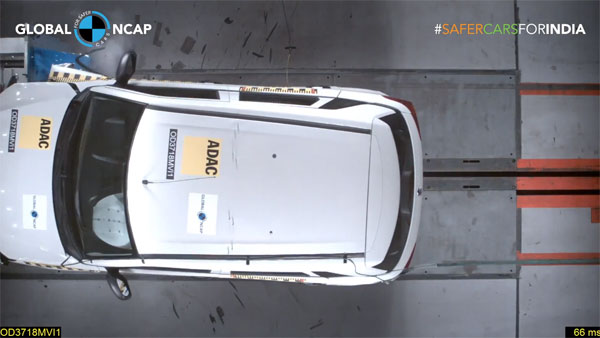 க்ராஷ் டெஸ்ட்டில் 'டிஸ்டிங்ஷன்' வாங்கி அசத்திய மாருதி விட்டாரா பிரெஸ்ஸா!!