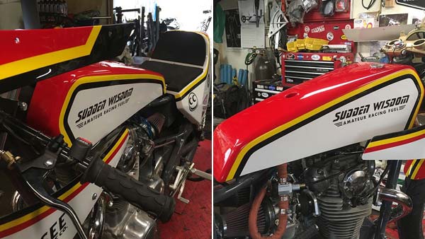 வோட்காவை போட்டவுடன் சீறி பாய்ந்த யமஹா சூப்பர் பைக்!!